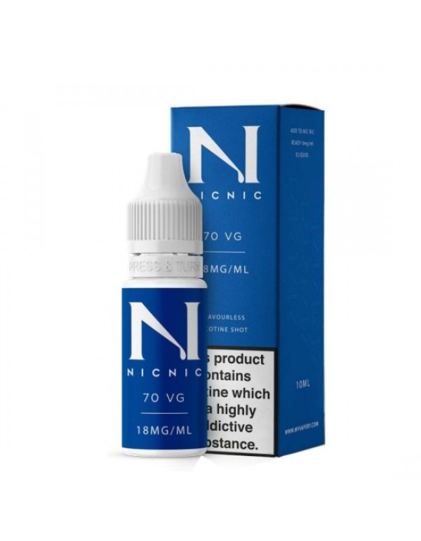 NIC NIC NICOTINE SHOT 18MG 70%VG