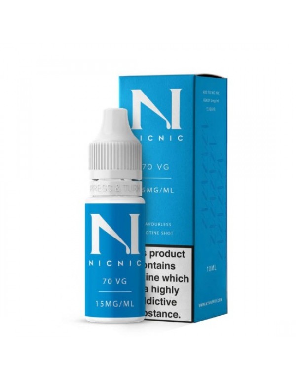 NIC NIC NICOTINE SHOT 15MG 70%VG