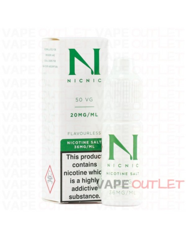 NIC NIC NICOTINE SALT SHOT