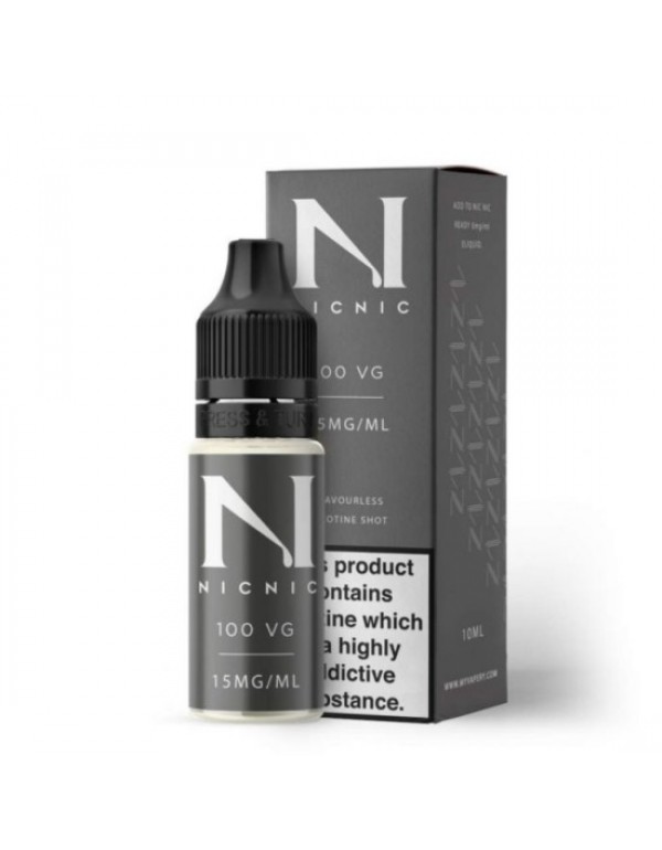 NIC NIC NICOTINE SHOT 15MG 100%VG