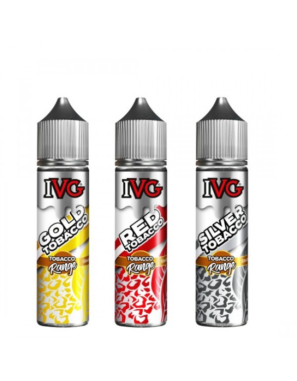 IVG TOBACCO RANGE Eliquid Shortfills 60ML