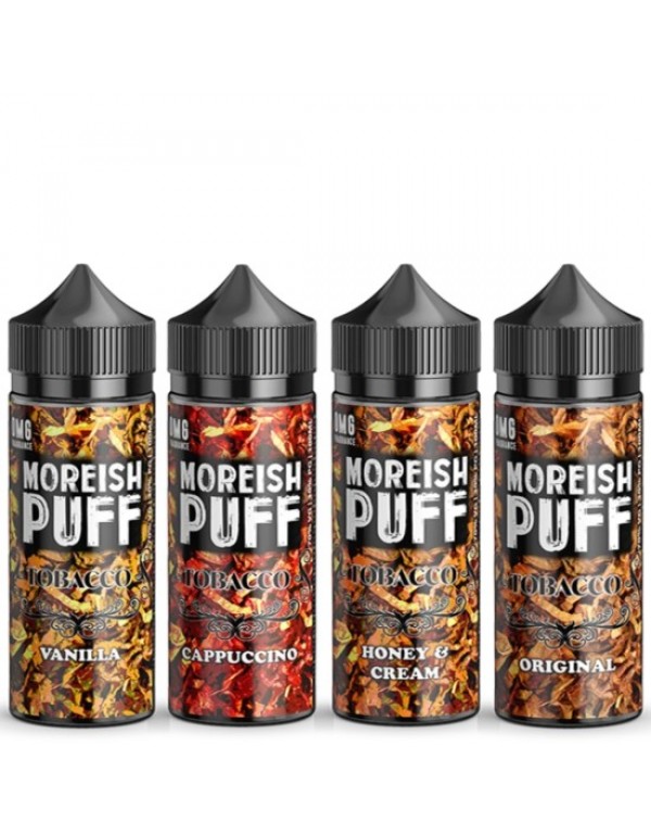 MOREISH PUFF TOBACCO Eliquid Shortfills 120ML