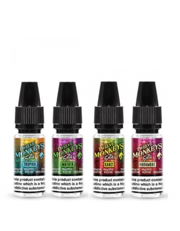 Twelve Monkeys Salts Eliquids 10ml