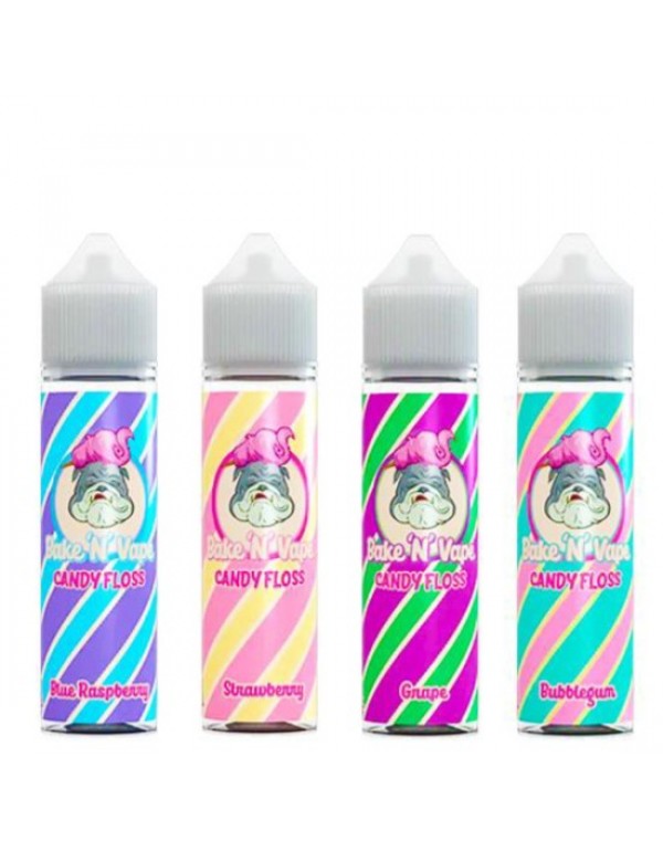 BAKE 'N' VAPE CANDY FLOSS Eliquid Shortfills 60ML