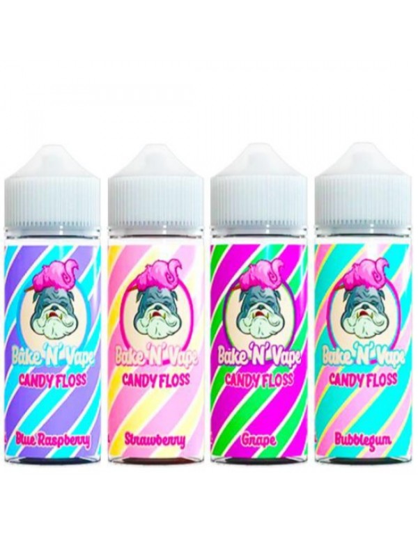 BAKE 'N' VAPE CANDY FLOSS Eliquid Shortfills 120ML