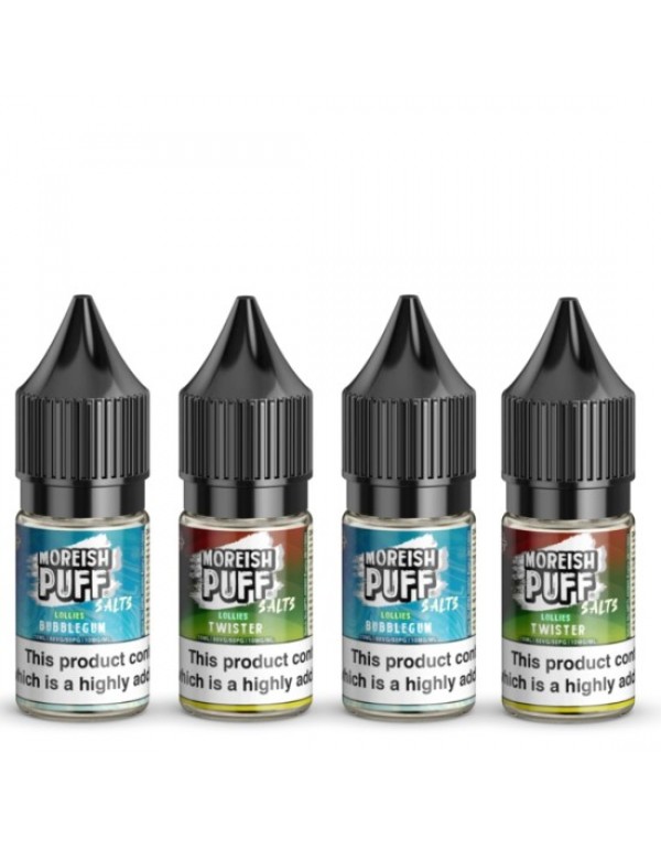 MOREISH PUFF SALTS LOLLIES Eliquids 10ML