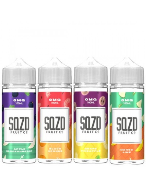 SQZD Eliquid Shortfills 120ML