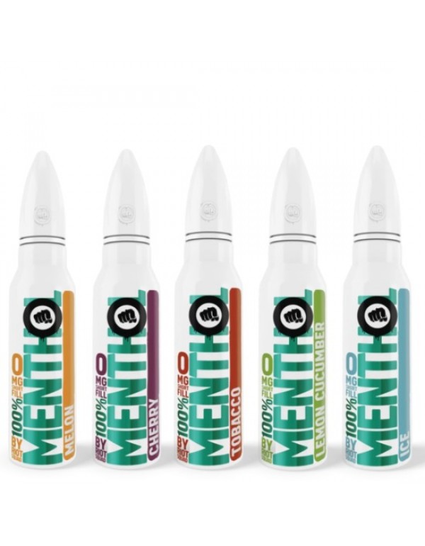 RIOT SQUAD 100% MENTHOL RANGE Eliquid Shortfills 6...