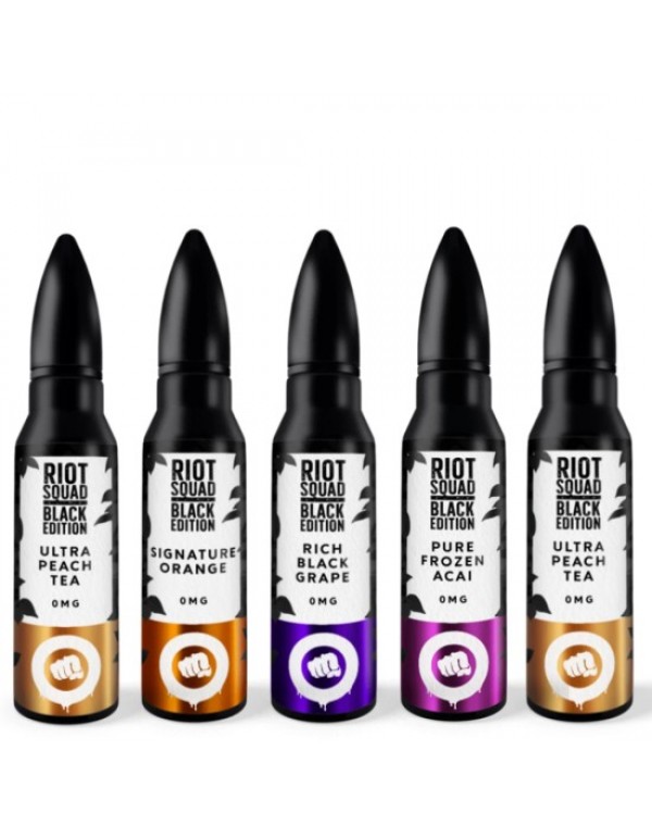 RIOT SQUAD BLACK EDITION Eliquid Shortfills 60ML