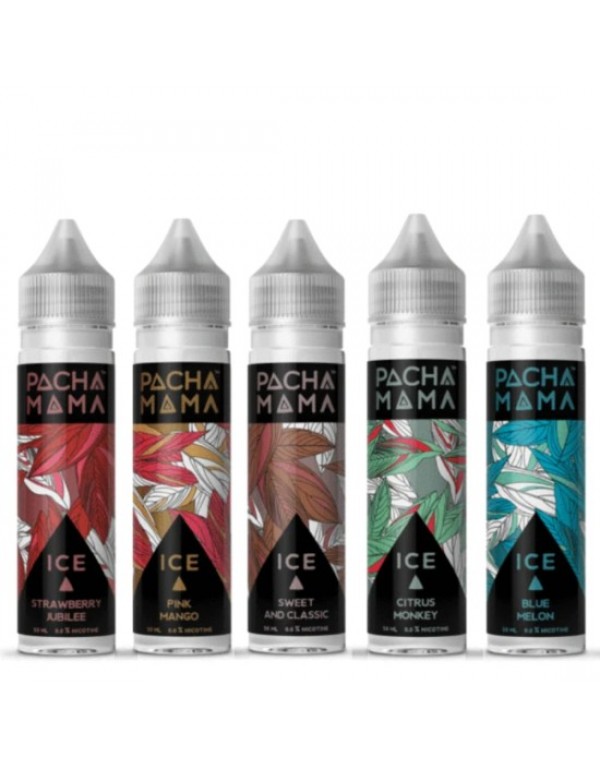 Pacha Mama Ice Eliquid Shortfills 60ml