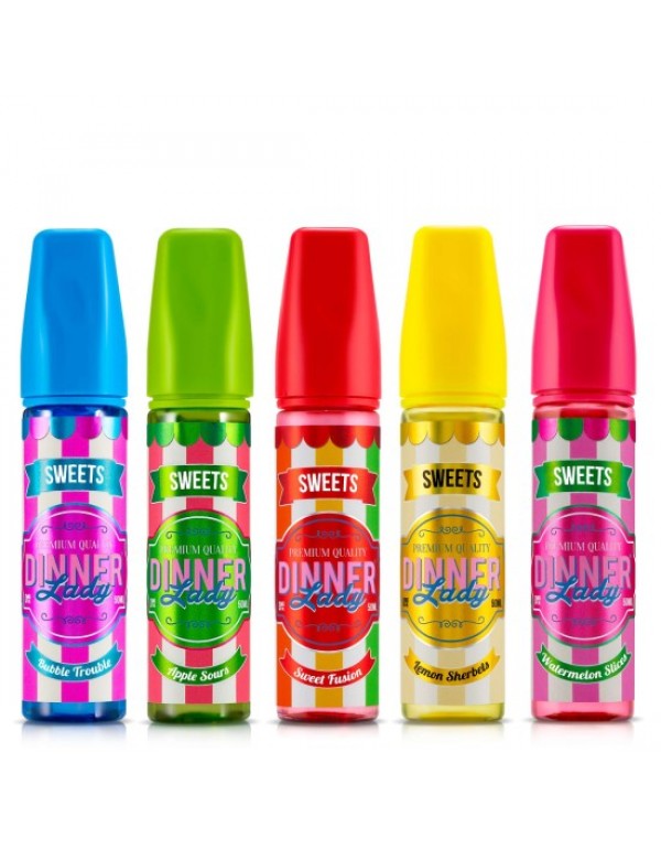 DINNER LADY SWEETS Eliquid Shortfills 60ML