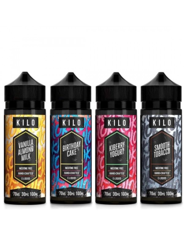 NEW KILO Eliquid Shortfills 120ML