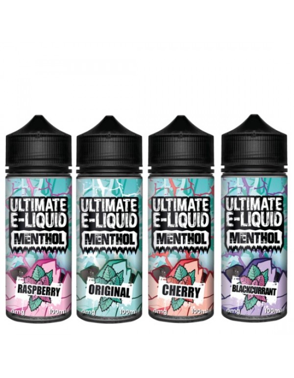 ULTIMATE MENTHOL Eliquid Shortfills 120ML