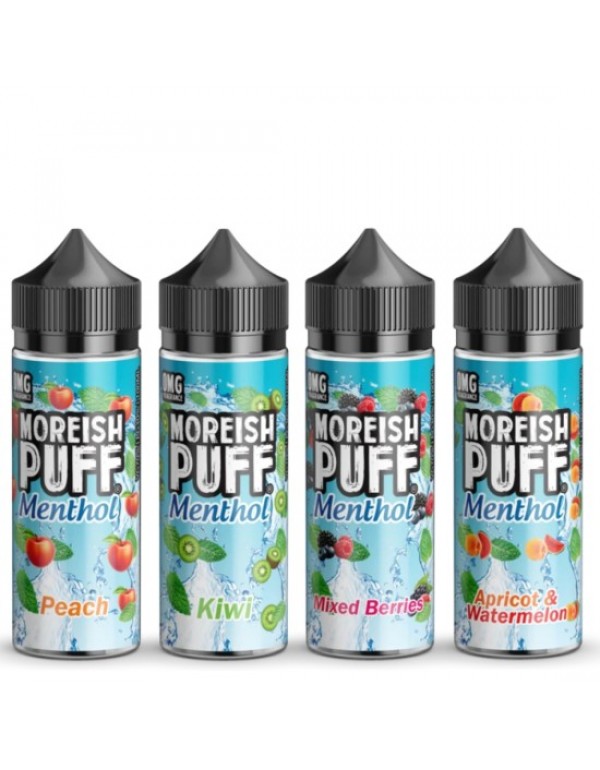 MOREISH PUFF MENTHOL Eliquid Shortfills 120ML