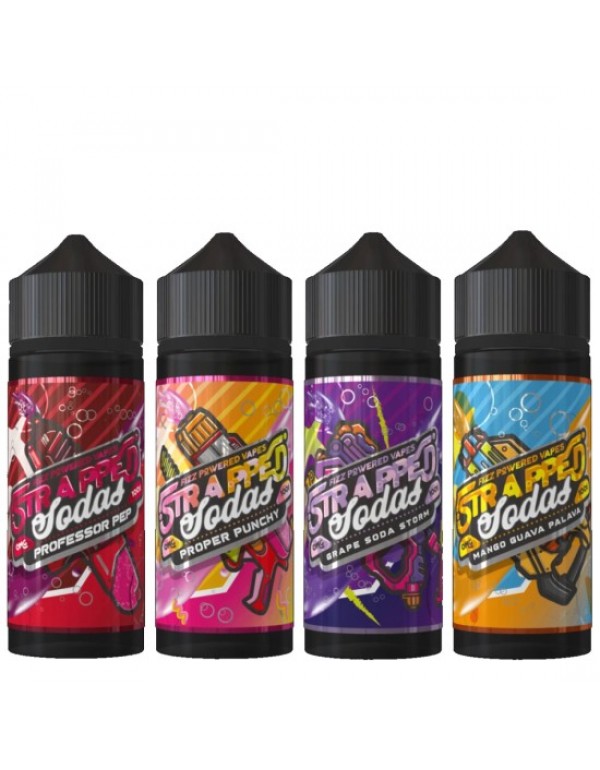 Strapped Sodas Eliquid Shortfills 120ml