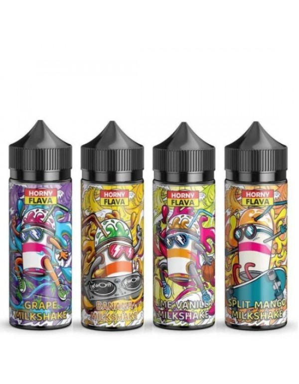 HORNY FLAVA MILKSHAKE SERIES Eliquid Shortfills 120ML