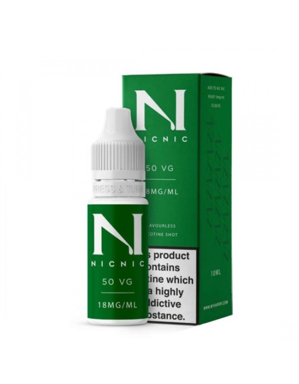 NIC NIC NICOTINE SHOT 18MG 50%VG