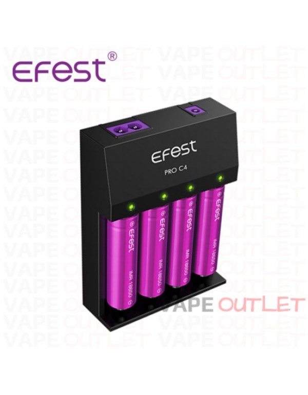 EFEST PRO C4 BATTERY CHARGER