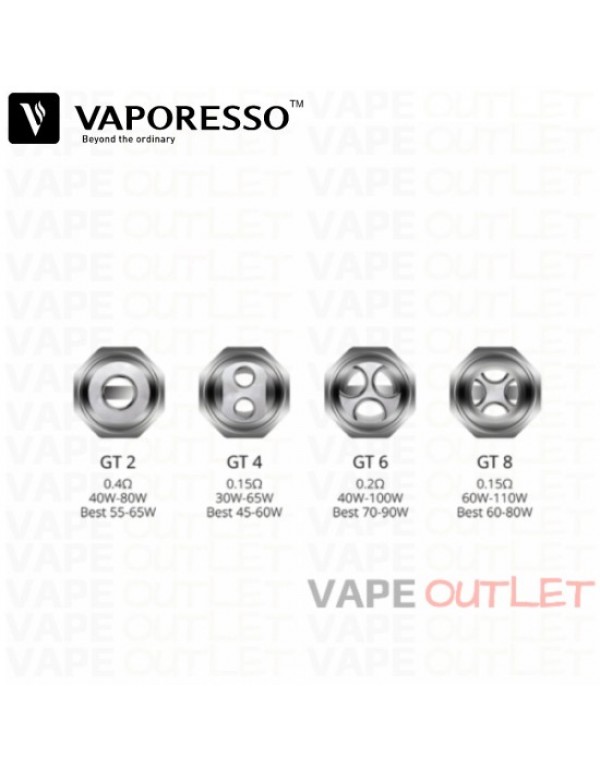 Vaporesso GT Cores Vape Coils 3Pcs