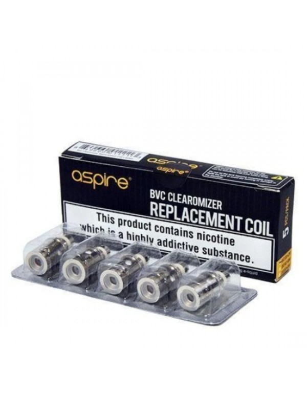 ASPIRE BVC VAPE COILS 5PCS