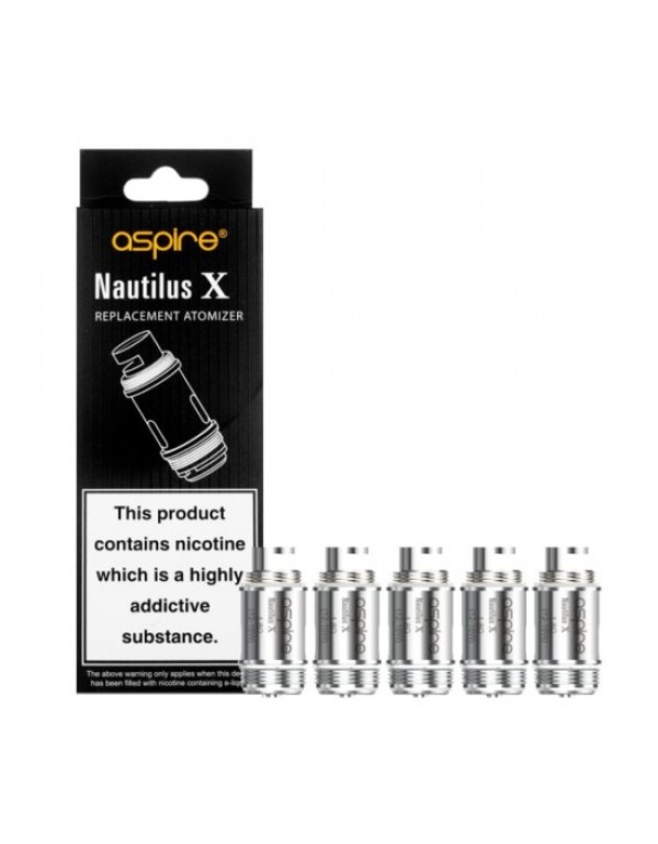 ASPIRE NAUTILUS X VAPE COILS 5PCS