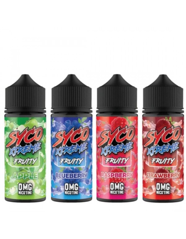 Syco Xtreme Fruity Eliquid Shortfills 120ml