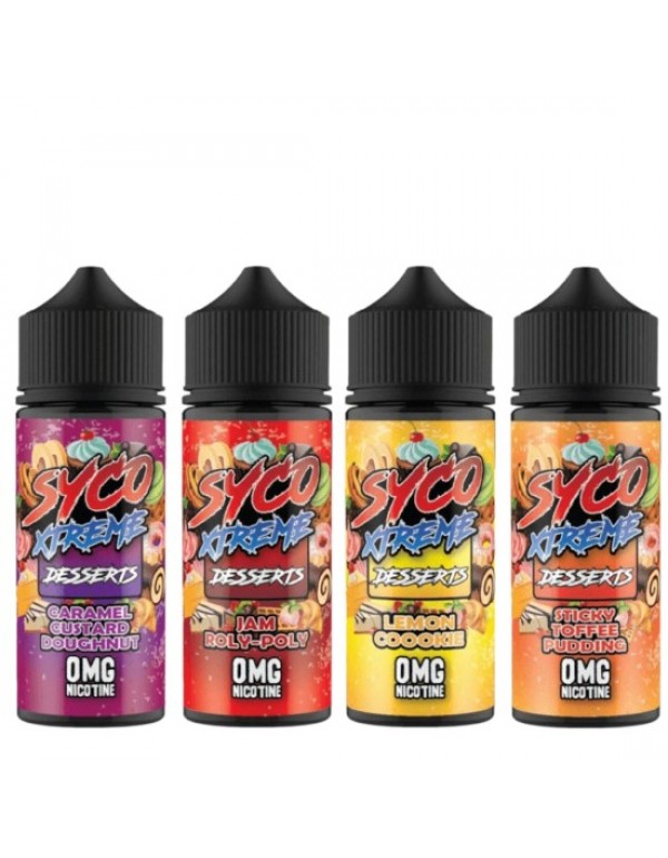 Syco Xtreme Desserts Eliquid Shortfills 120ml