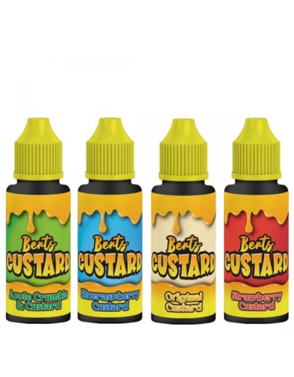 Berts Custard Eliquid Shortfills 120ml