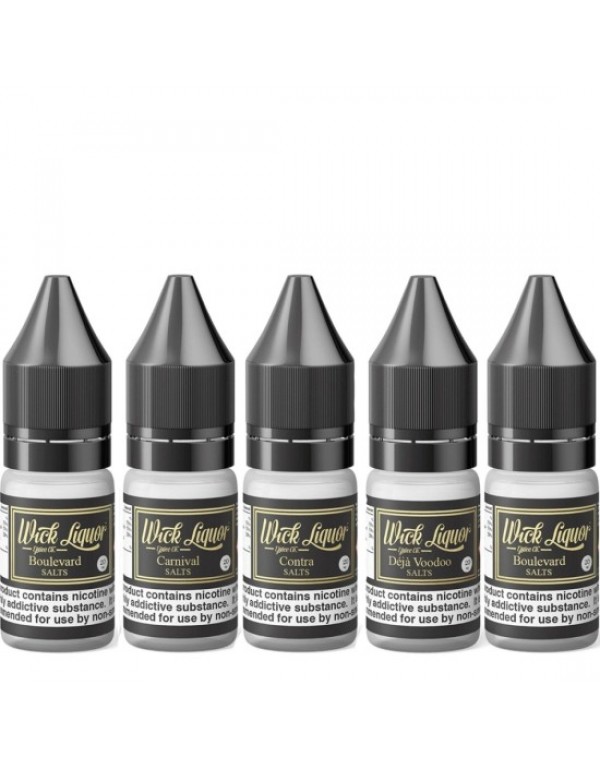 Wick Liquor Nic Salt Eliquids 10ml