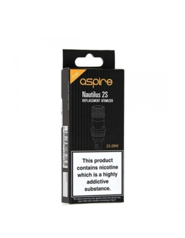 ASPIRE NAUTILUS 2S VAPE COILS 0.4OHM 5PCS