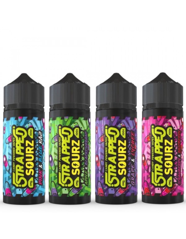 Strapped Sourz Eliquid Shortfills 120ml