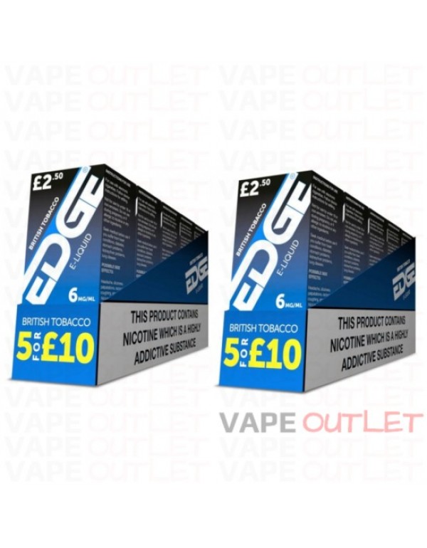 EDGE Eliquid BRITISH TOBACCO 10-PACK