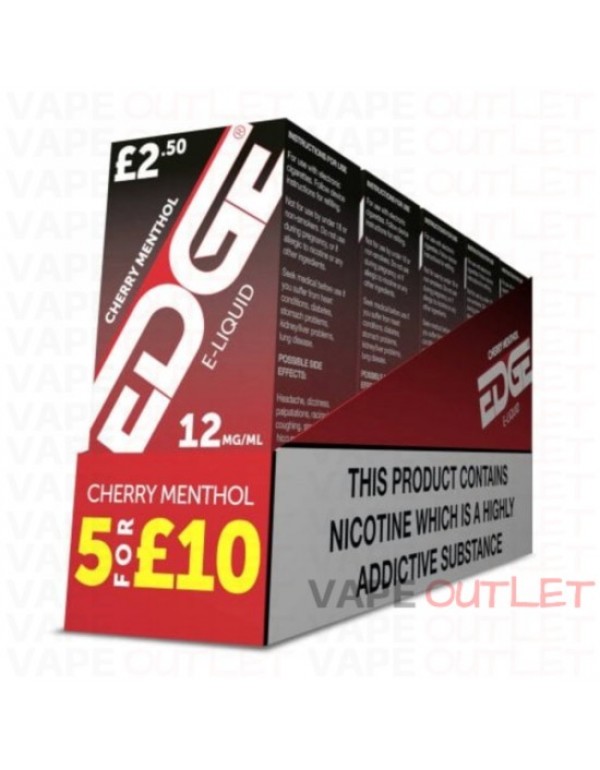 EDGE Eliquid CHERRY ICE MENTHOL 5-PACK