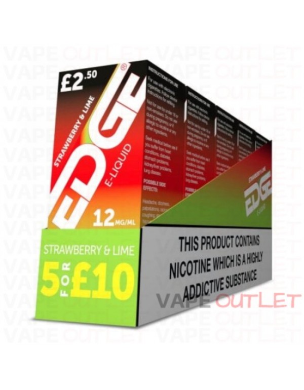 EDGE Eliquid STRAWBERRY AND LIME 5-PACK
