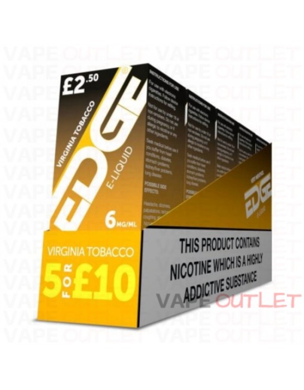 EDGE Eliquid VIRGINIA TOBACCO 5-PACK