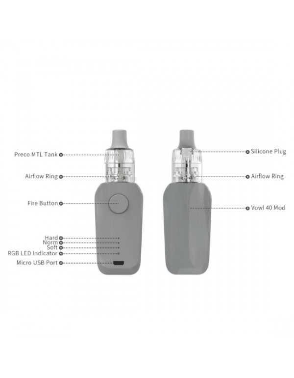 Vlit Vape VOWL 40 Vzone Preco 2 Vape Kit 1600mAh