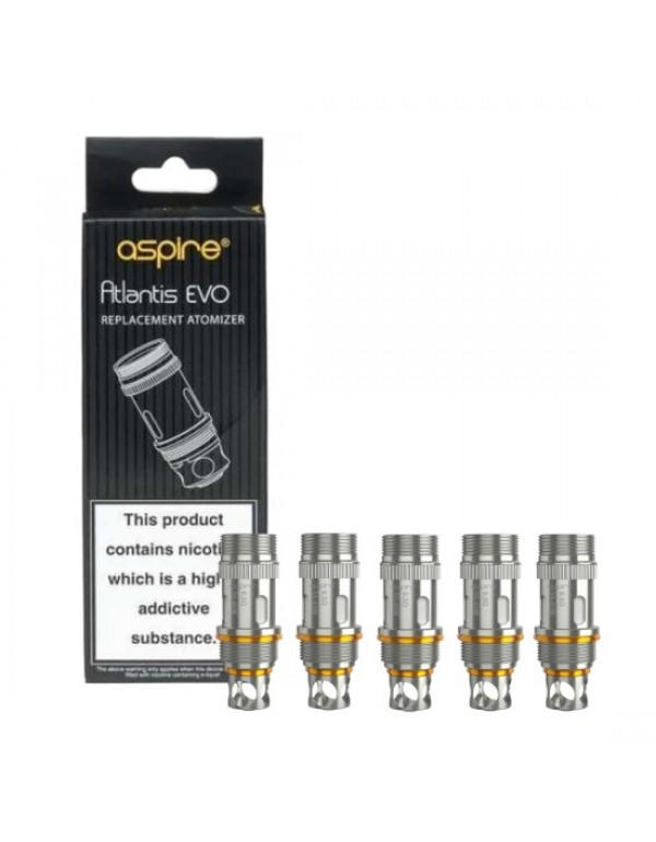 ASPIRE ATLANTIS EVO VAPE COILS 5PCS