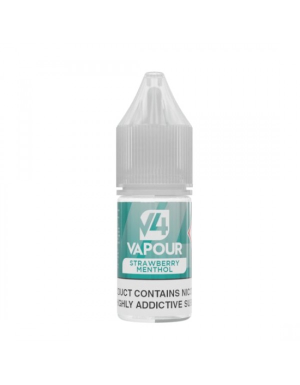 V4 VAPOUR Eliquid STRAWBERRY MENTHOL 5-PACK