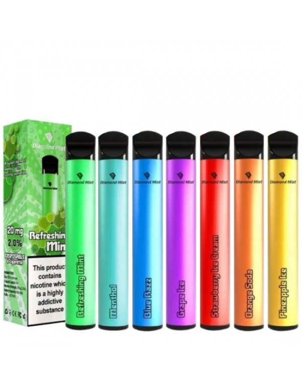 Diamond Mist Bar Disposable Vape Kit 575 Puffs