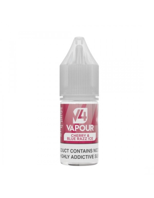 V4 VAPOUR Eliquid CHERRY & BLUE RAZZ ICE 5-PACK