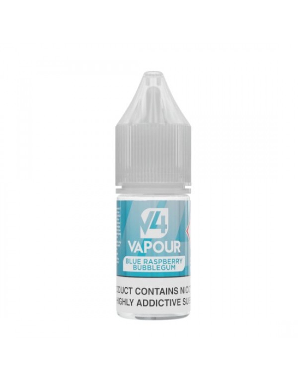 V4 VAPOUR Eliquid BLUE RASPBERRY BUBBLEGUM 5-PACK