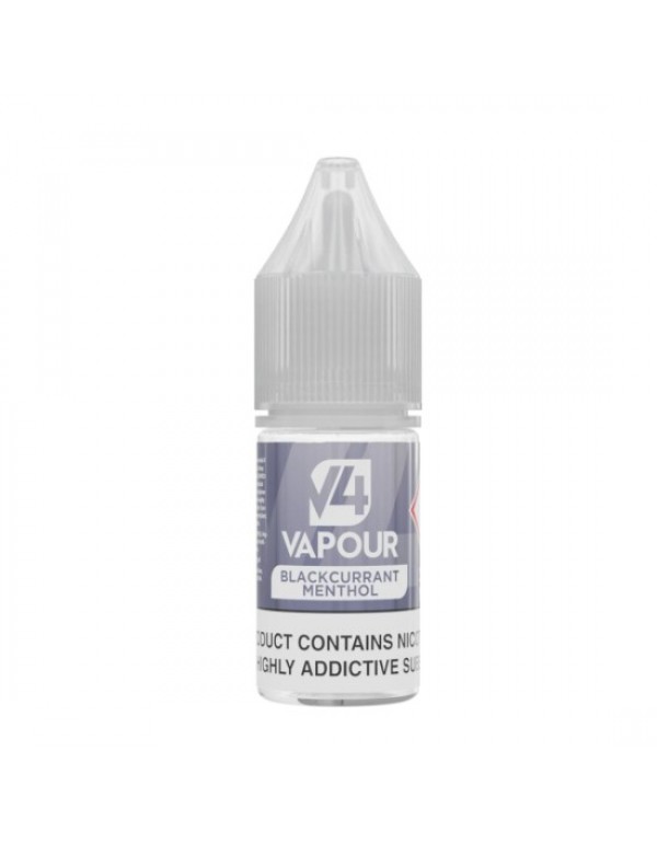 V4 VAPOUR Eliquid BLACKCURRANT MENTHOL 5-PACK