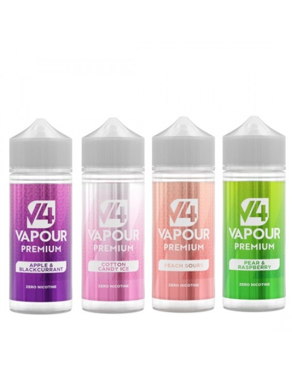 V4 VAPOUR Premium Eliquid Shortfills 100ml