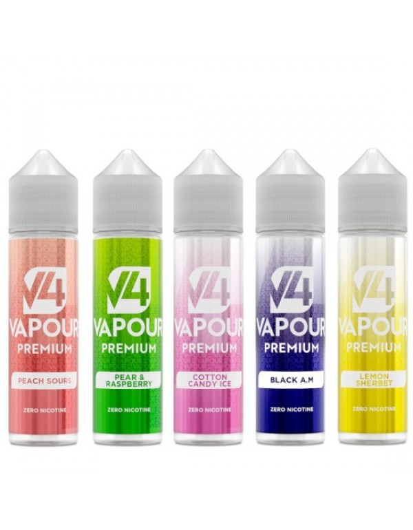 V4 VAPOUR Premium Eliquid Shortfills 60ml