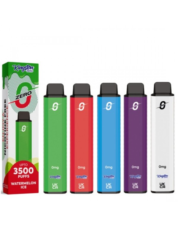 Kingston ZERO Nicotine Disposable Vape Kit 3500 Pu...